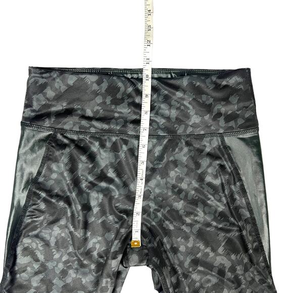 Souluxe Leggings Black Grey Printed Pull On Stretch Pants Youth Girl's 10 Years - Picture 6 of 13